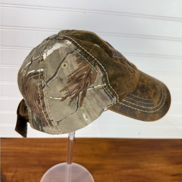 Vortex & Realtree collab mens weathered camo hat. Once size fits most. - Picture 3 of 6